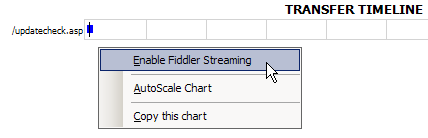 Timeline Context menu