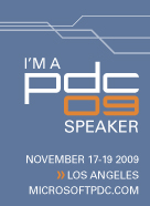 I'm speaking at PDC2009